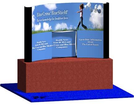 Blue Cross Blue Sheild Table Top Display