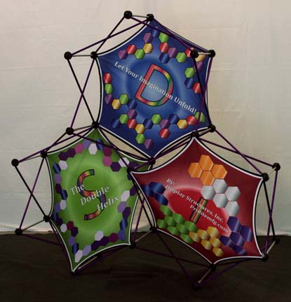 DSI Double Helix Pyramid Display