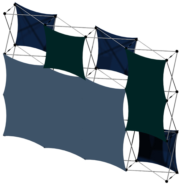 4x3 Helix Pop up Display HF4303