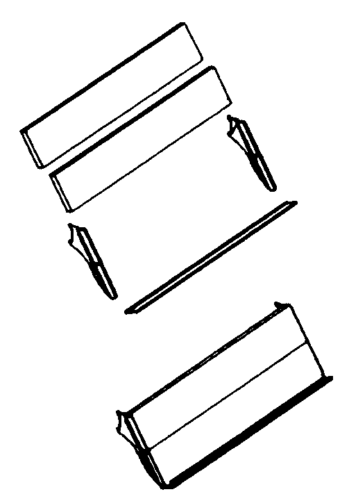 Flat Frame Literature Shelf Kit