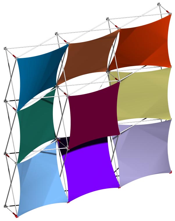 3x3 Xpressions Pop up Display Kit B