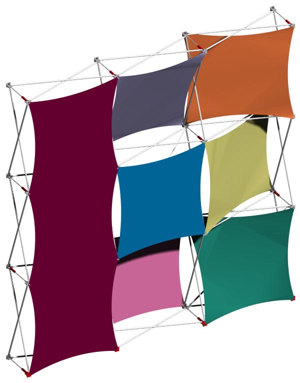 3x3 Xpressions Pop up Display Kit D