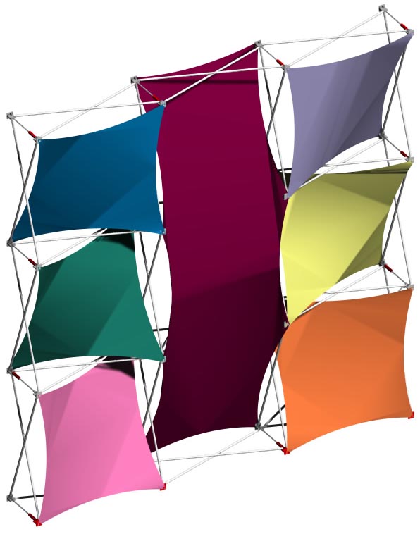 3x3 Xpressions Pop up Display Kit E