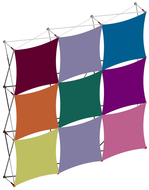 3x3 Xpressions Pop up Display Kit K